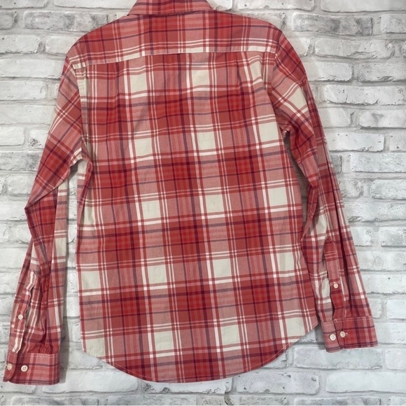 Vineyard Vines Red Purple Plaid Long Sleeve Button Collar Shirt 8 LNWOT - Picture 6 of 10